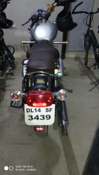 Silver Royal Enfield Bullet Electra