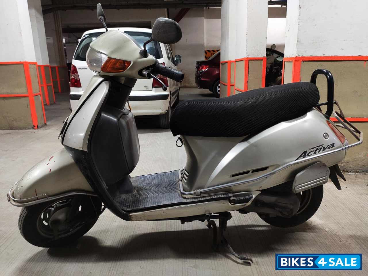Silver Honda Activa