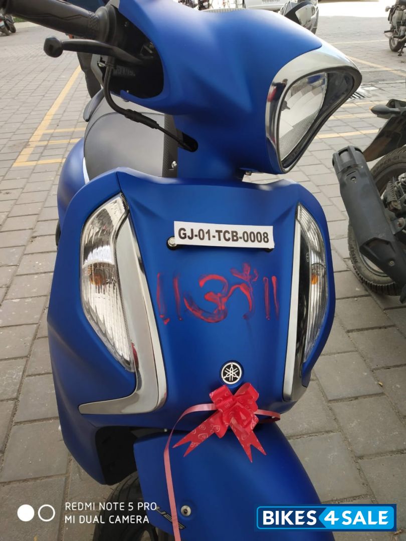 Blue Yamaha Fascino 125 Fi
