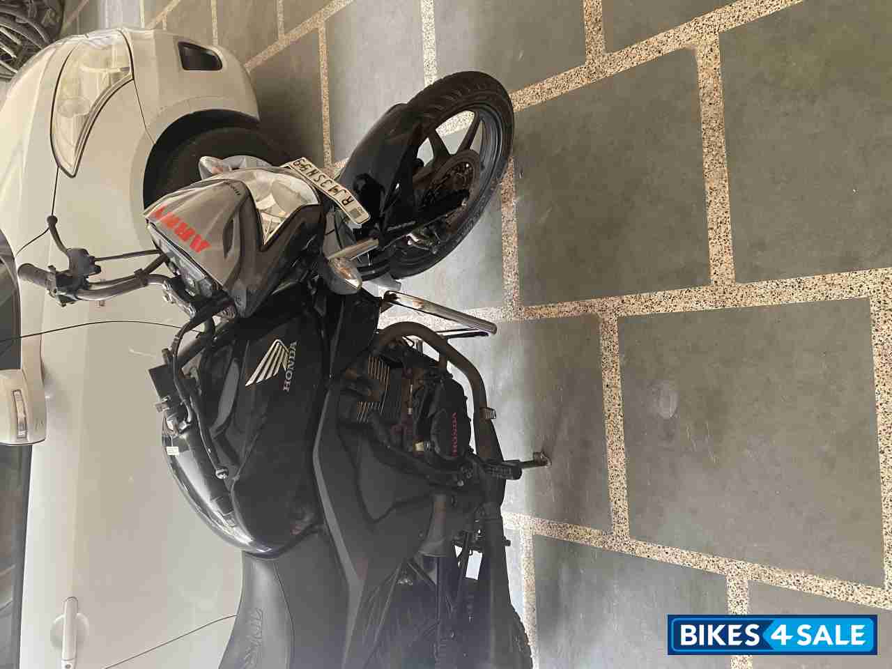 Black Honda CB Trigger