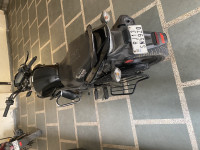 Black Honda CB Trigger