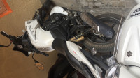 White TVS Apache RTR 180 ABS