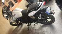 White TVS Apache RTR 180 ABS