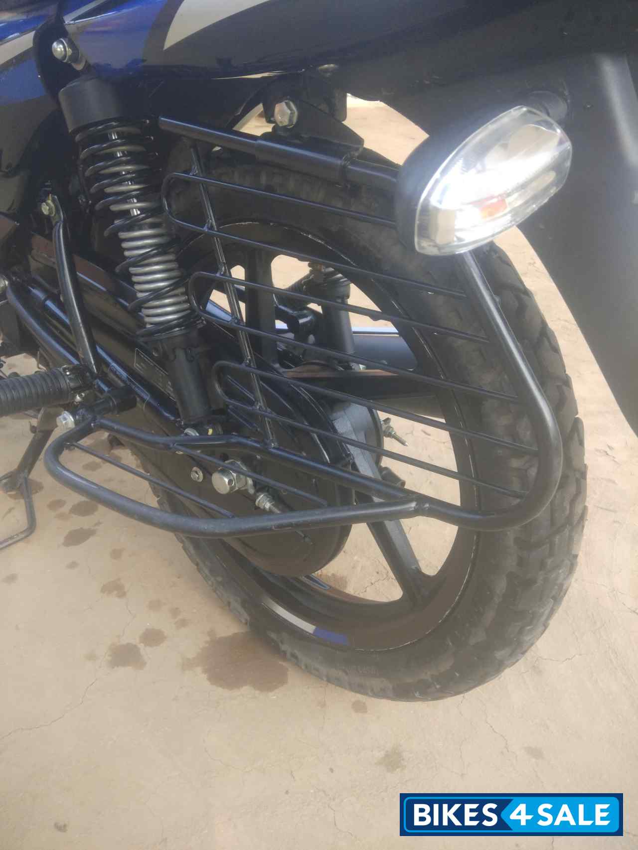Blue And Black Bajaj CT 110 ES
