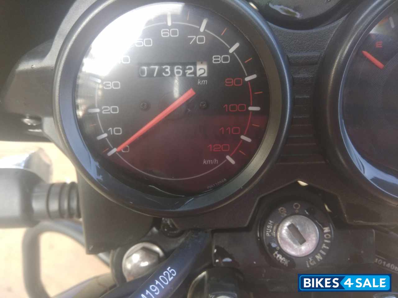 Blue And Black Bajaj CT 110 ES