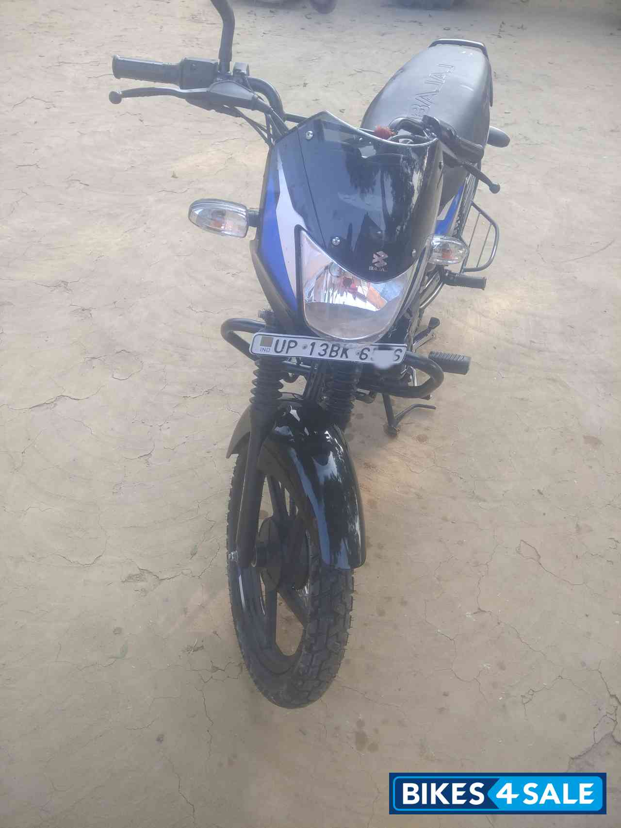 Blue And Black Bajaj CT 110 ES