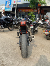 White, Black And Orange KTM Duke 250