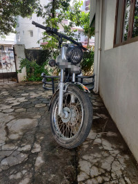 Silver Royal Enfield Bullet Electra