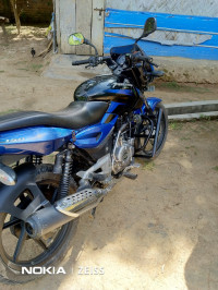 Blue/black Bajaj Pulsar 150 DTSi