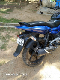 Blue/black Bajaj Pulsar 150 DTSi