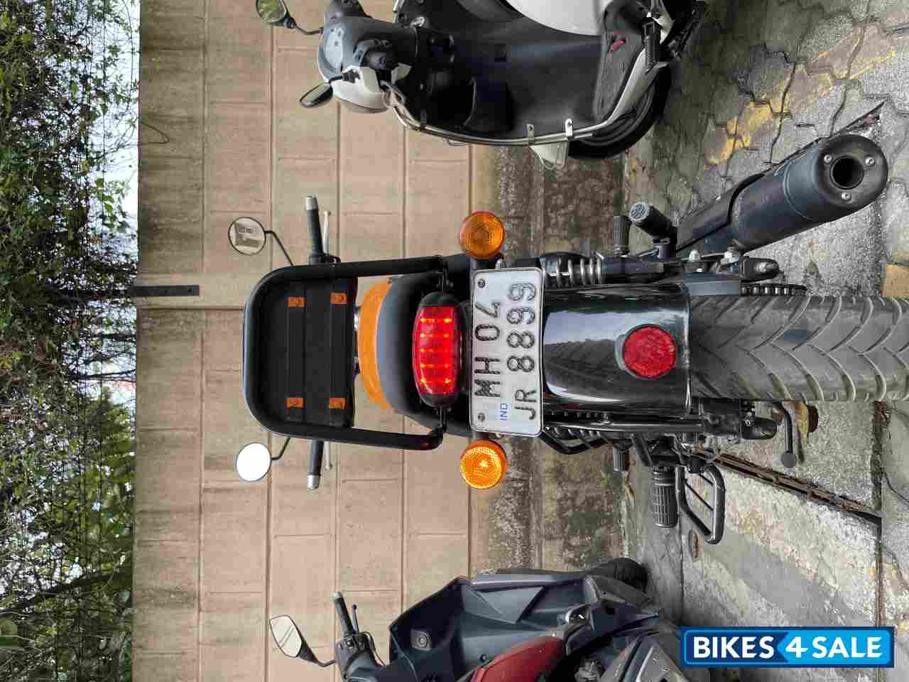 Orange Royal Enfield Thunderbird X 500