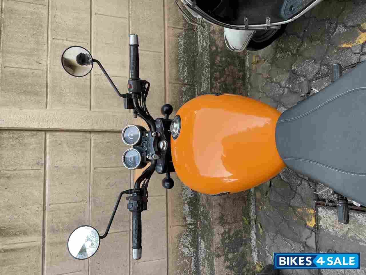 Orange Royal Enfield Thunderbird X 500
