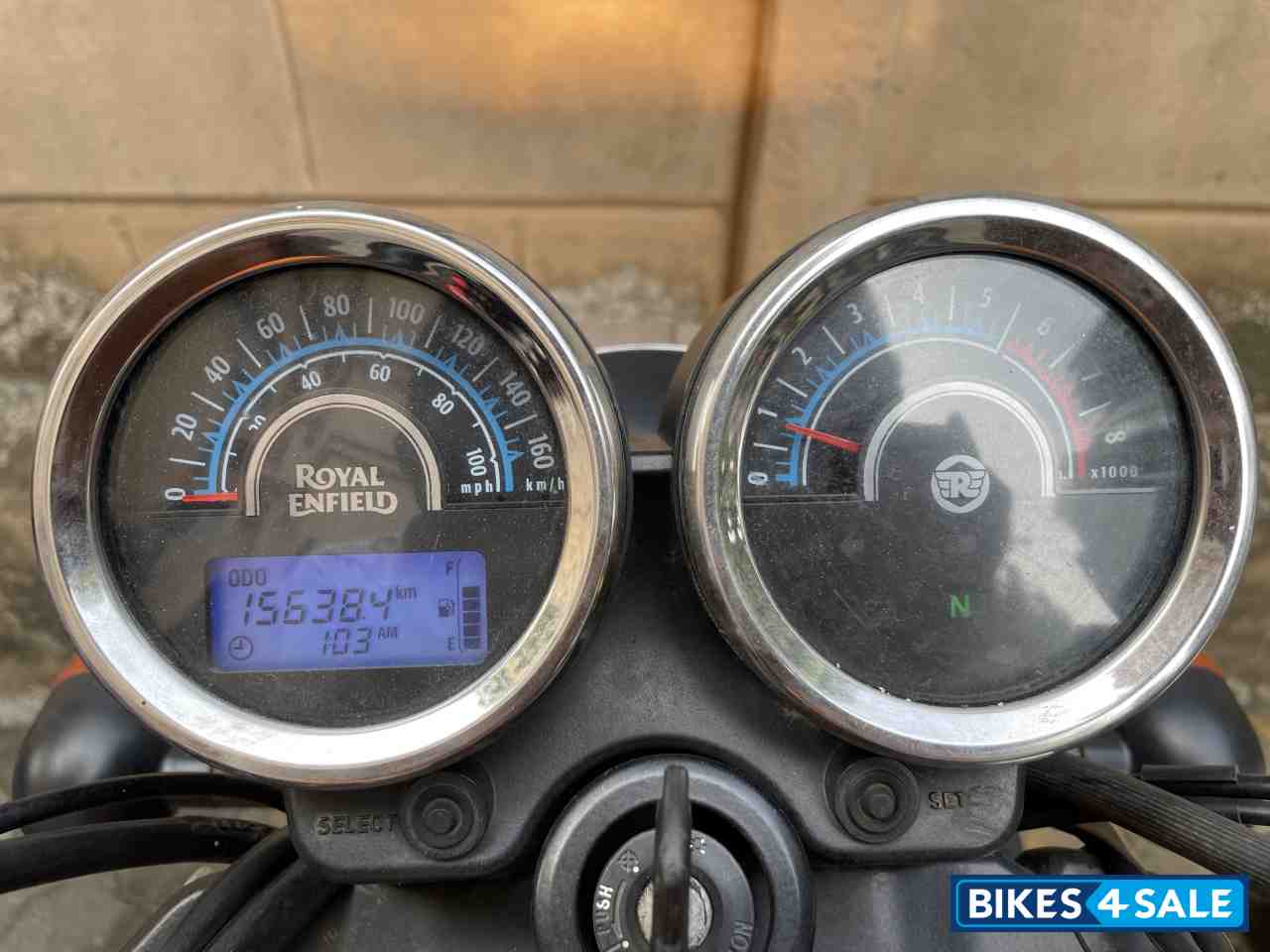 Orange Royal Enfield Thunderbird X 500