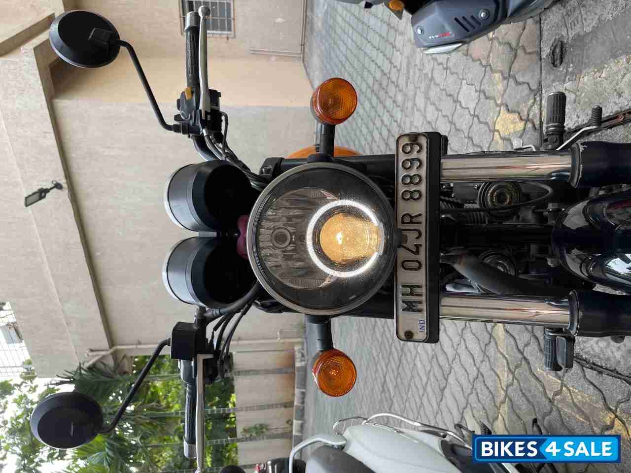 Orange Royal Enfield Thunderbird X 500