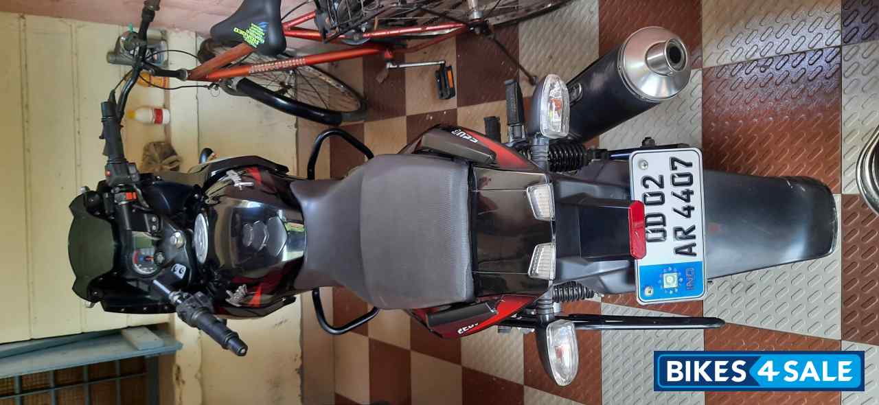 Black Red Bajaj Pulsar 220F