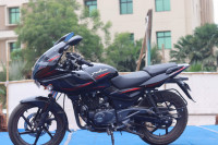 Black Red Bajaj Pulsar 220F
