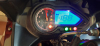 Black Red Bajaj Pulsar 220F