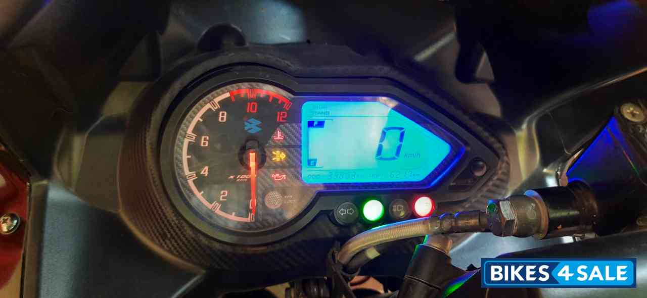 Black Red Bajaj Pulsar 220F