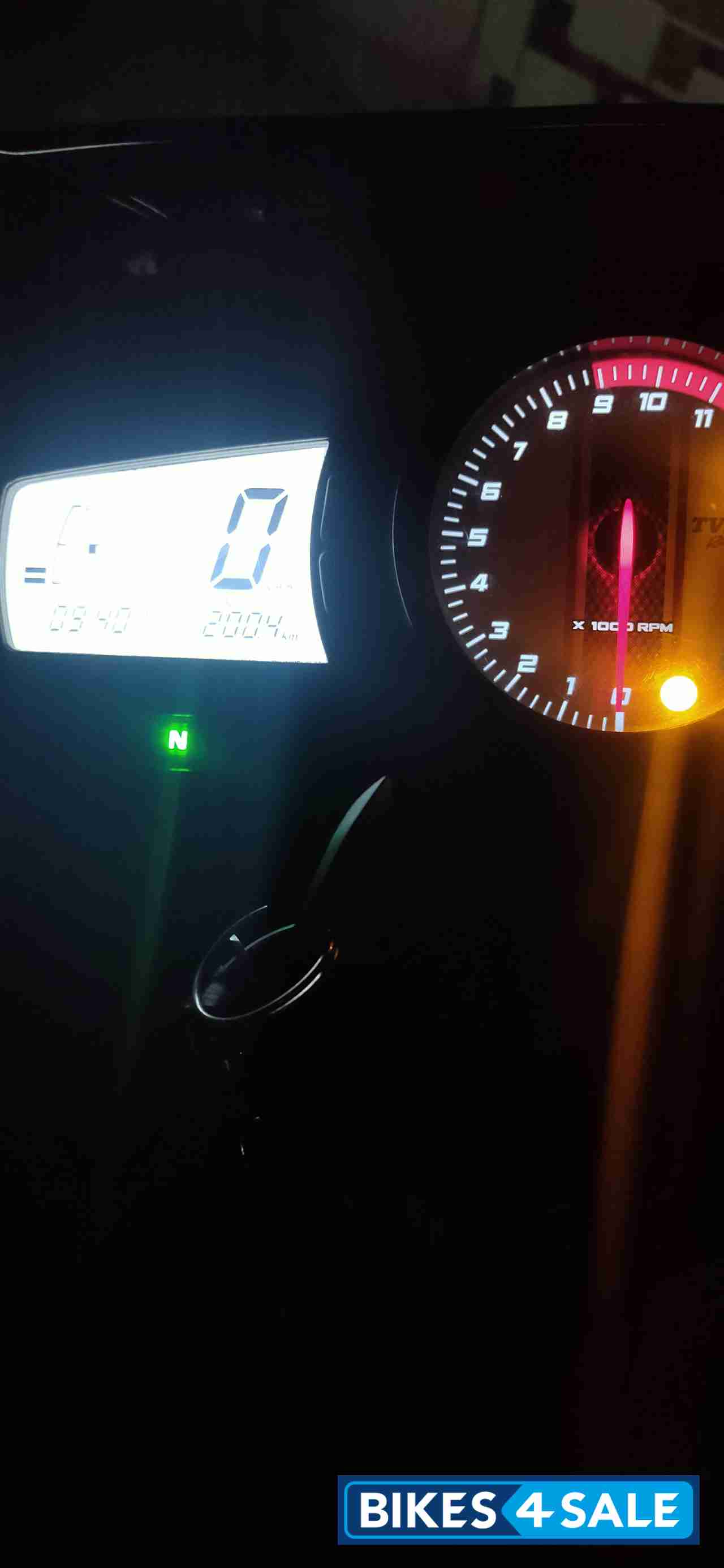 Matt Grey TVS Apache RTR 160 2020