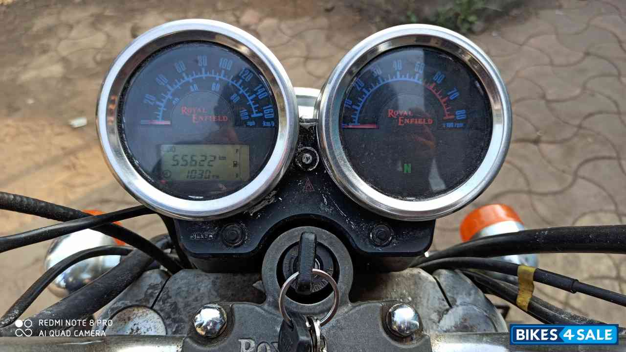 Dark Blue Royal Enfield Thunderbird 350