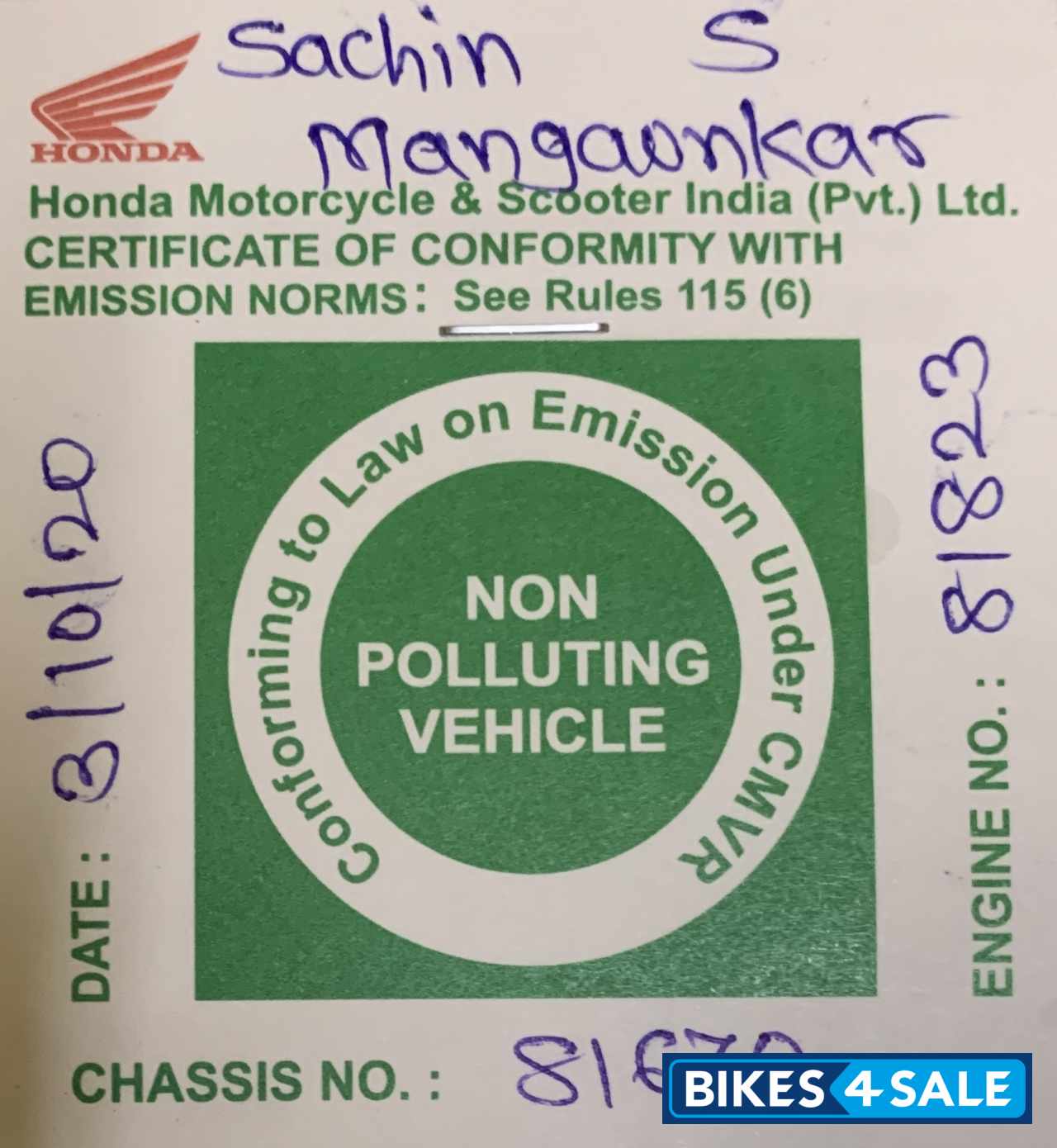 Honda Unicorn 160 BS6