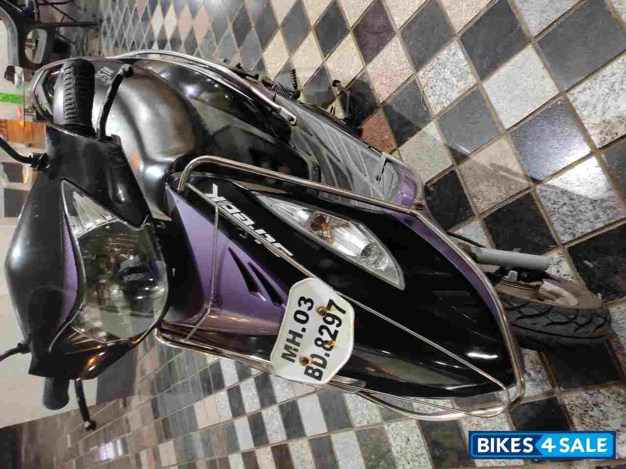 Purple TVS Scooty Streak