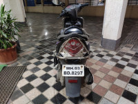 Purple TVS Scooty Streak