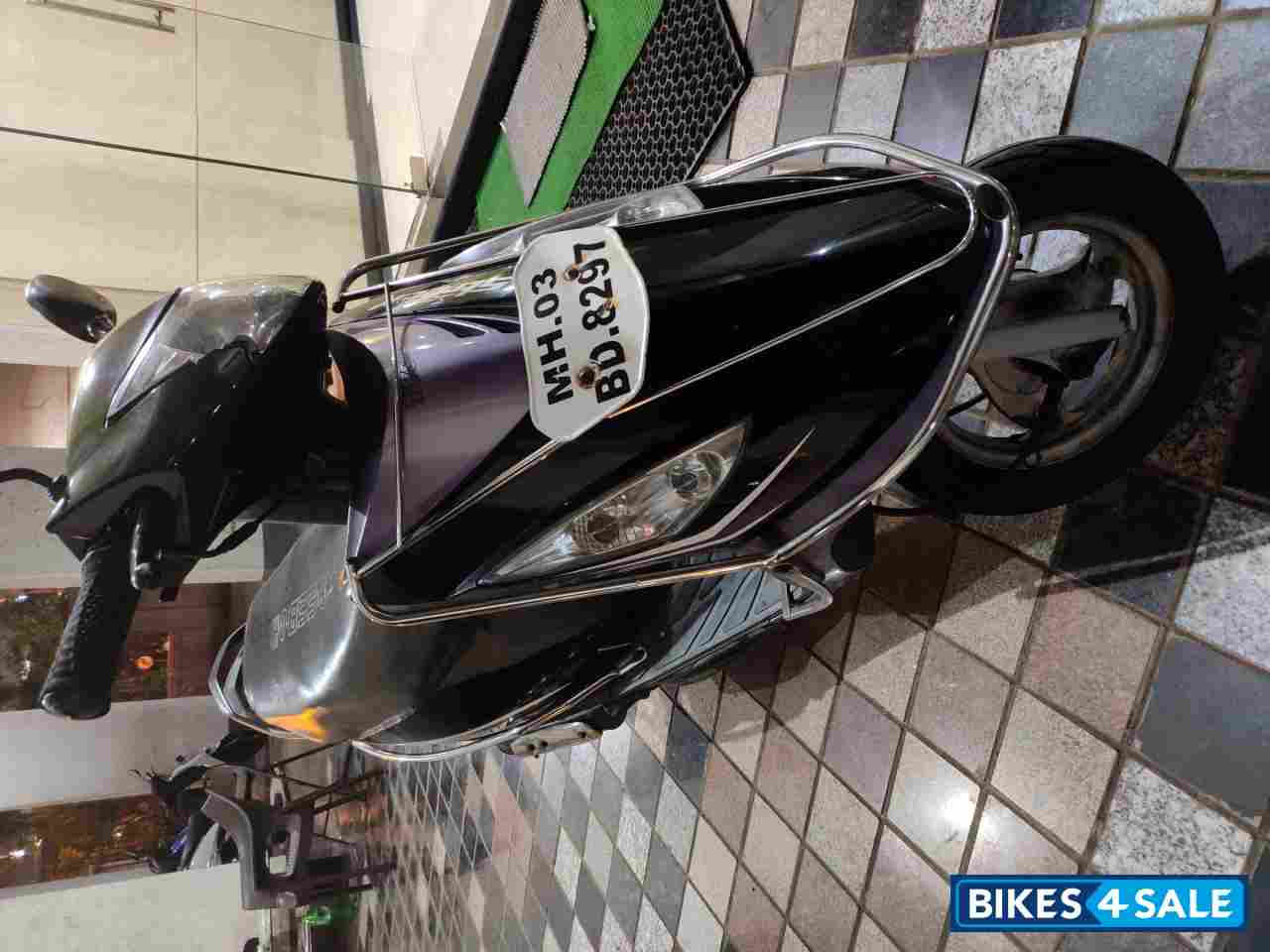 Purple TVS Scooty Streak