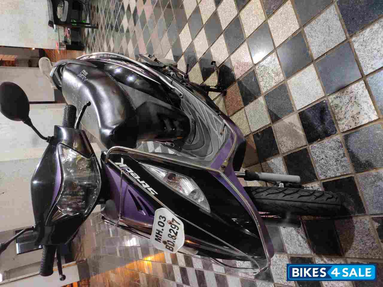 Purple TVS Scooty Streak