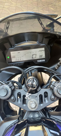 Blue Yamaha YZF R15 V3