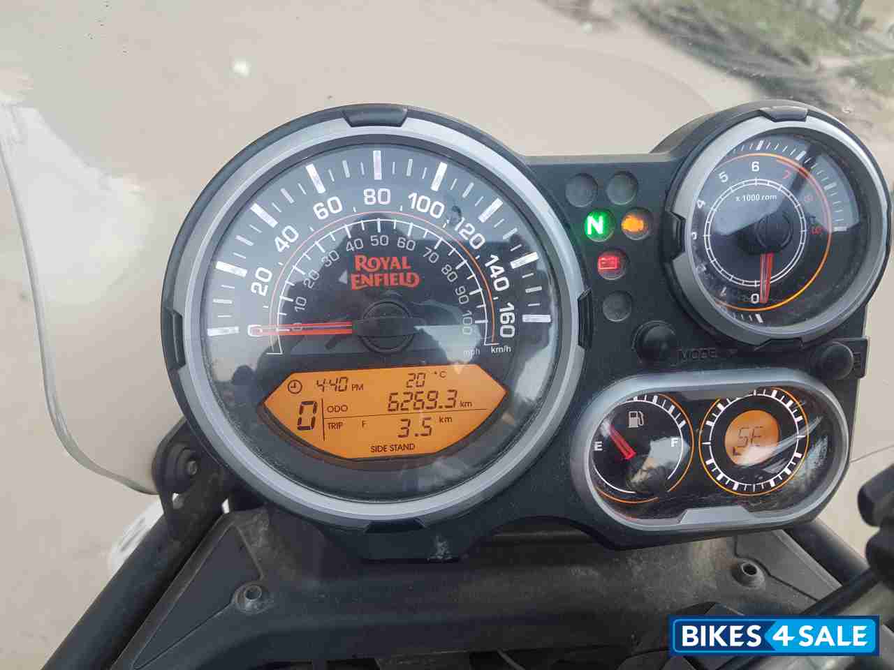 White Royal Enfield Himalayan