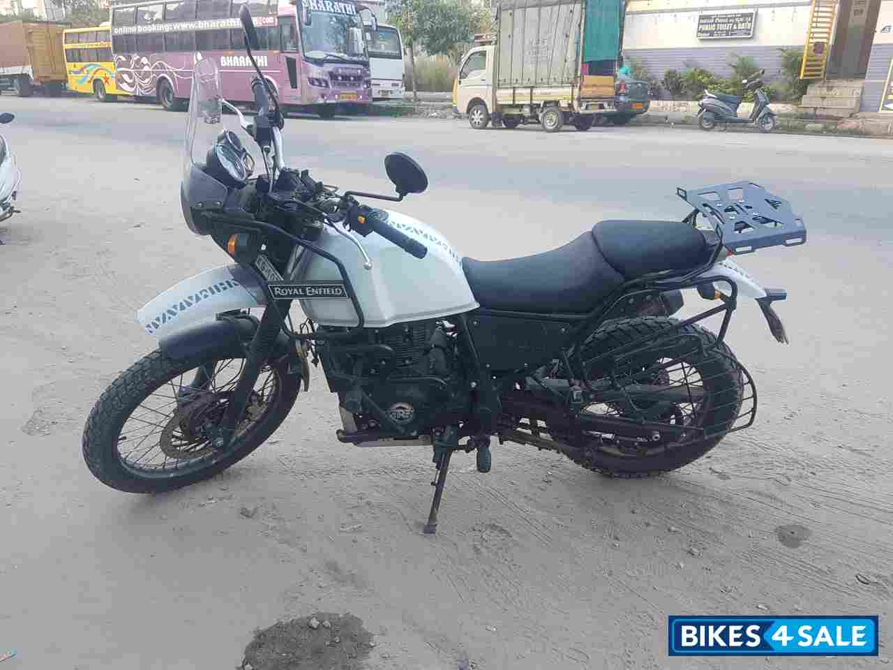 White Royal Enfield Himalayan