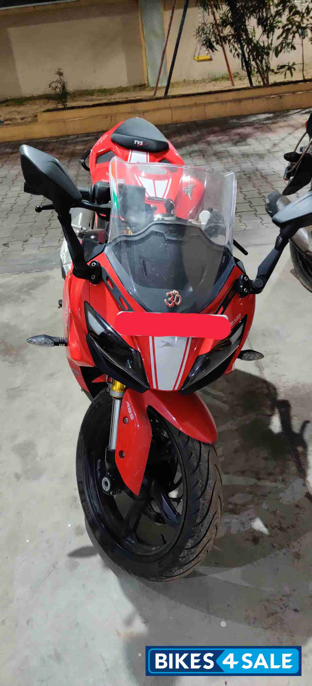 Racing Red TVS Apache RR 310