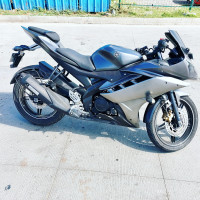 Grey Yamaha YZF R15 V2