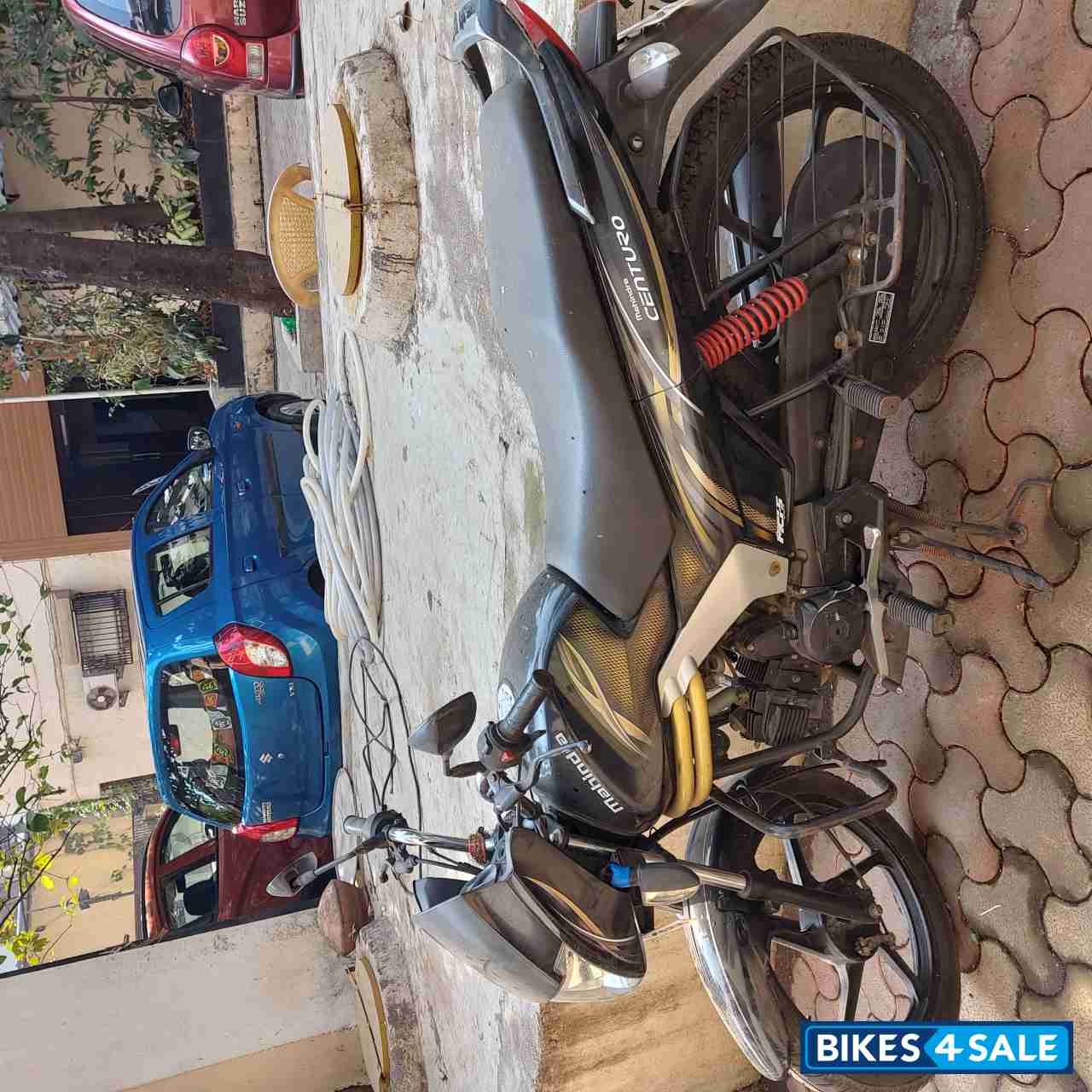 Black And Gold Mahindra Centuro