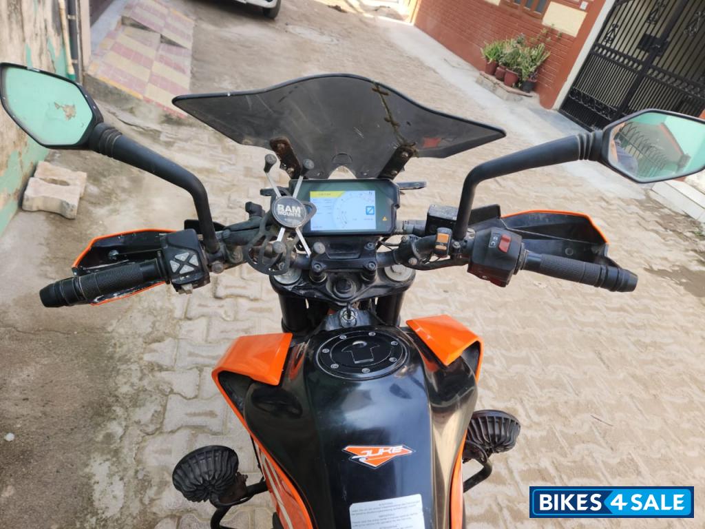 Orange KTM Duke 390