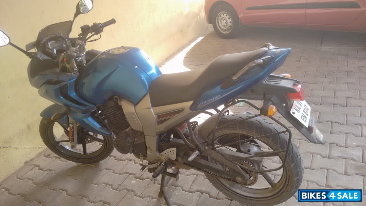 Blue Yamaha Fazer