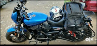 Blue Harley Davidson Street Rod