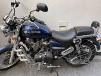 Blue Royal Enfield Thunderbird 350
