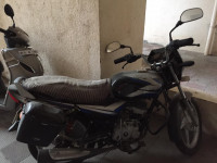 Ebony Black Blue Bajaj CT 100 ES