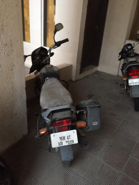 Ebony Black Blue Bajaj CT 100 ES
