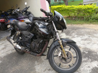 Black TVS Apache RTR 180