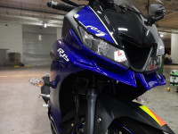 Blue Yamaha YZF R15 V3