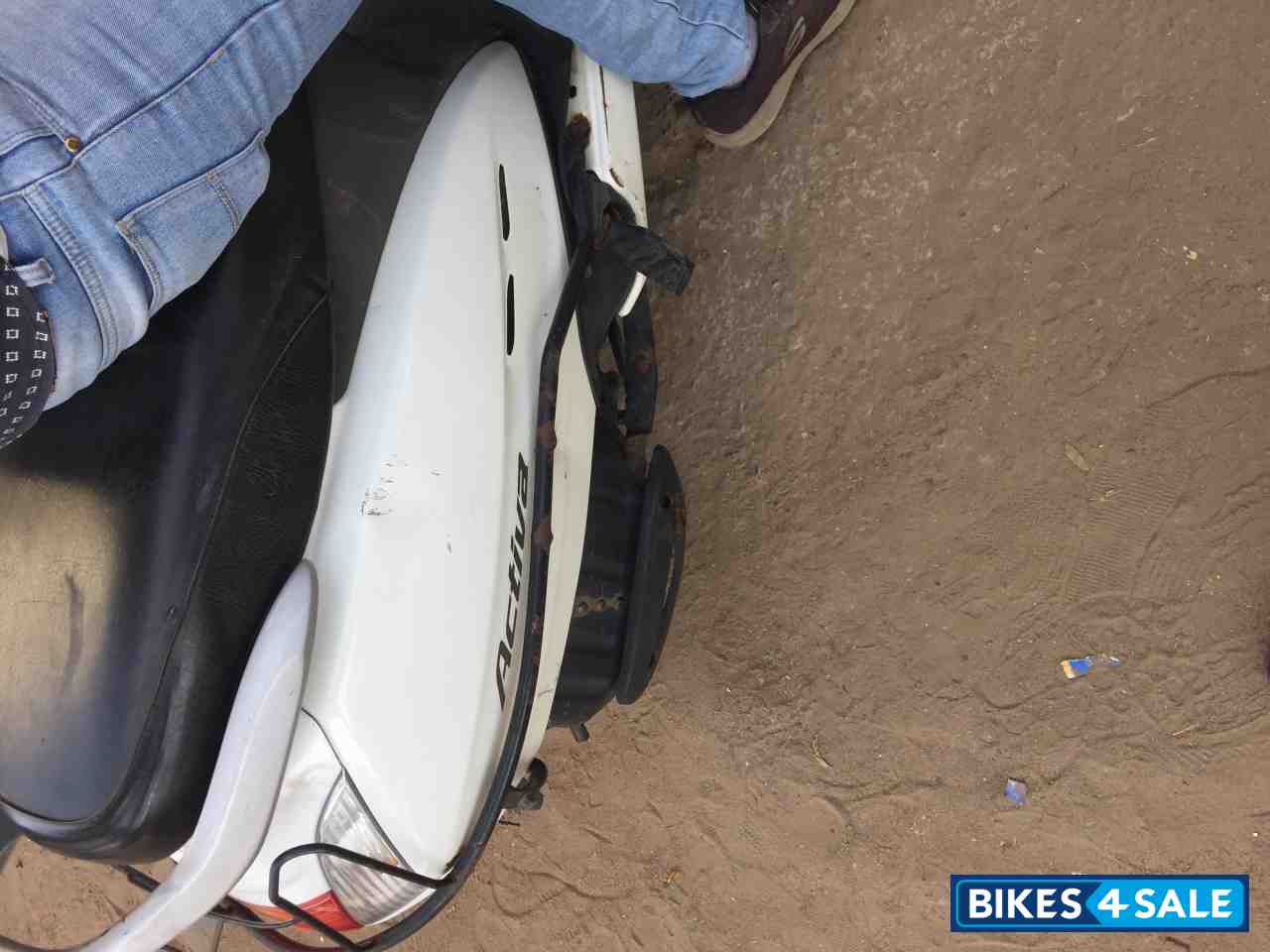 White Honda Activa White Honda Activa