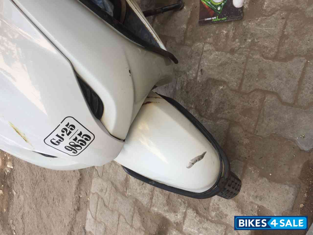 White Honda Activa White Honda Activa