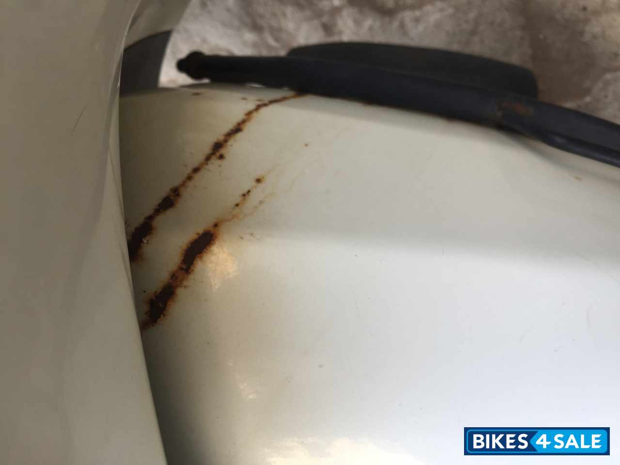 White Honda Activa White Honda Activa