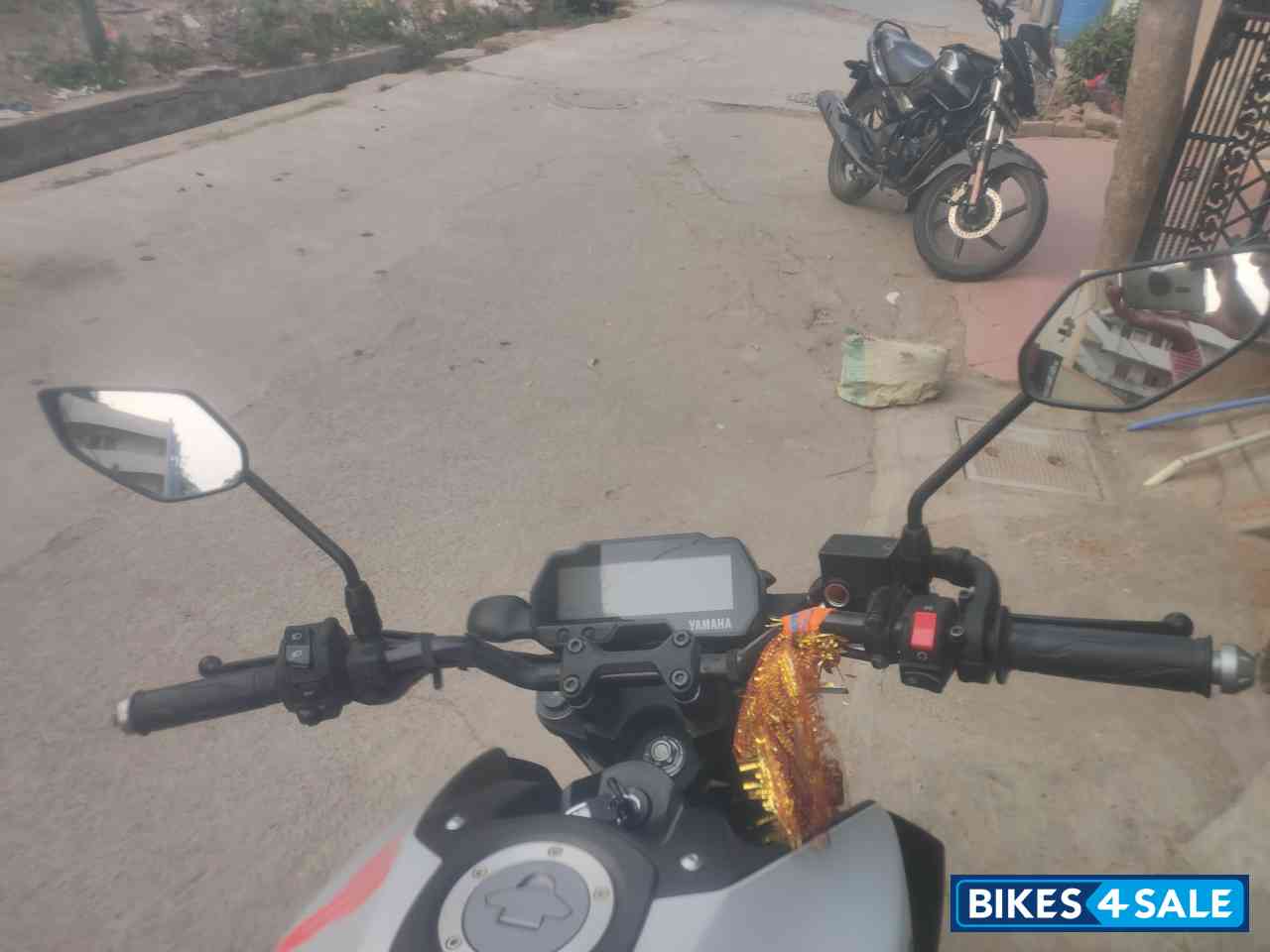 White Orange(iceflu Vermillion Yamaha MT-15 BS6