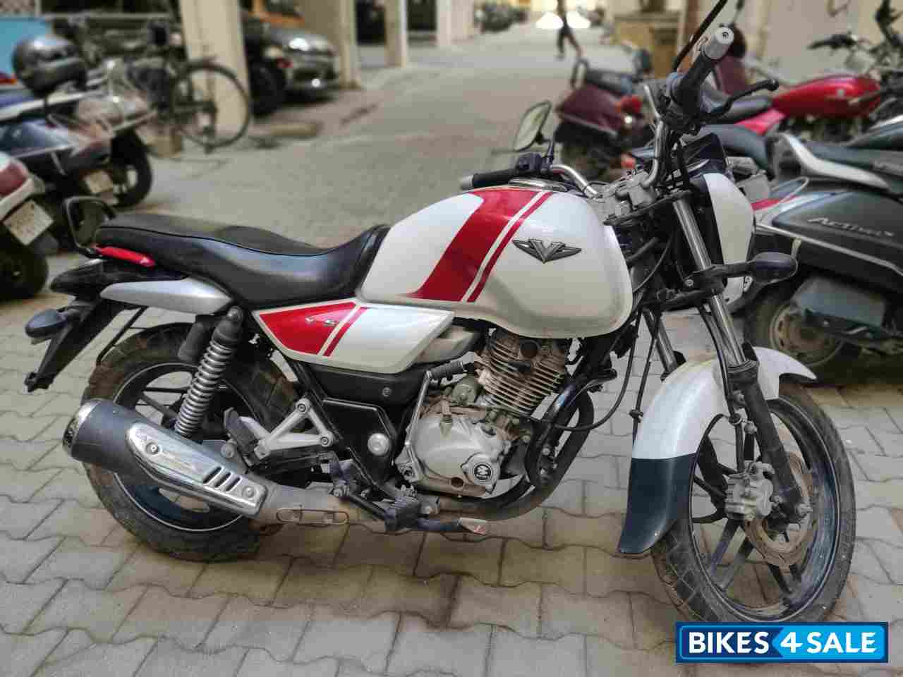 White & Red Bajaj V15