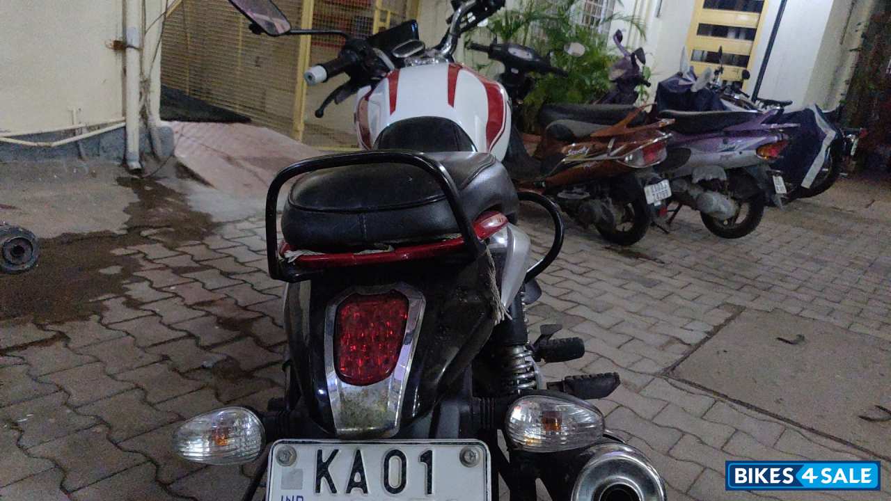 White & Red Bajaj V15