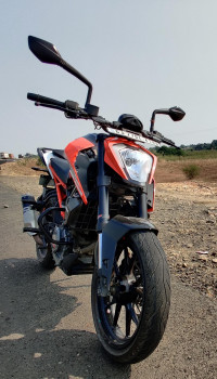 Orange And Black KTM Duke 250